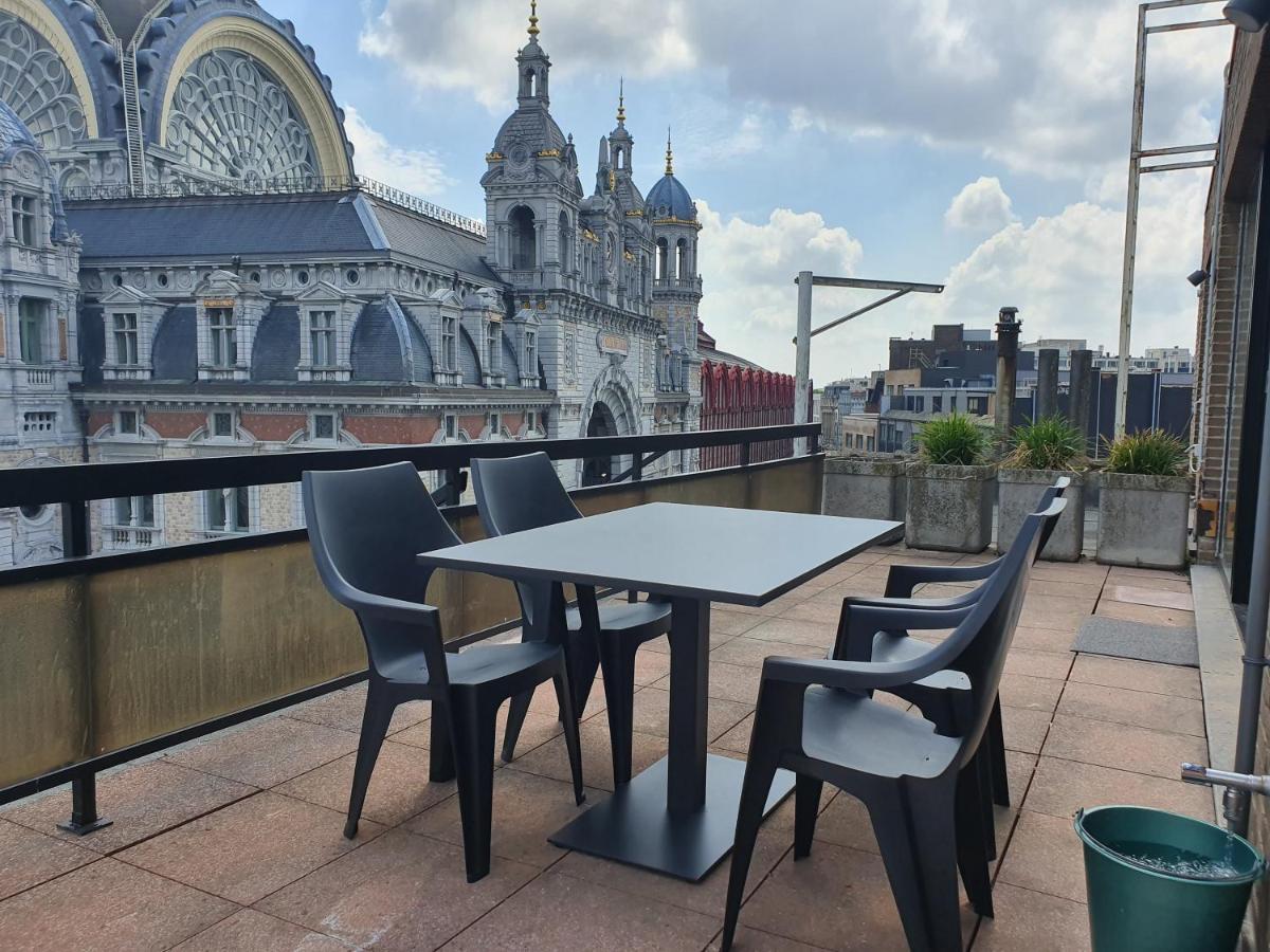 City Penthouse, Rooftop Terrace, Free Netflix, Wifi And Airco Antwerpen Buitenkant foto