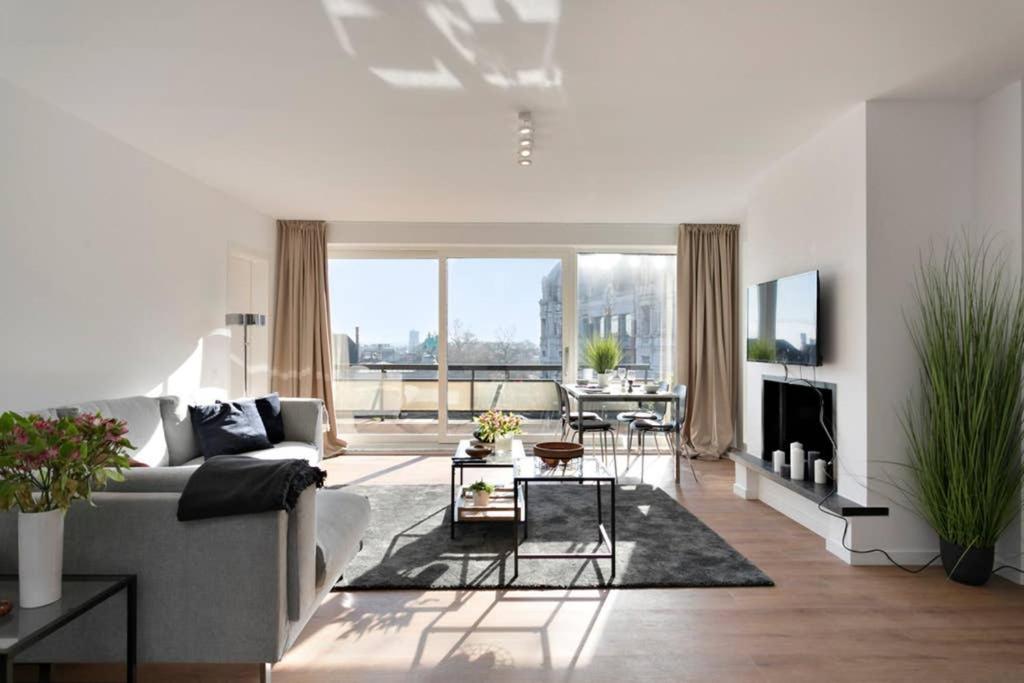 City Penthouse, Rooftop Terrace, Free Netflix, Wifi And Airco Antwerpen Buitenkant foto