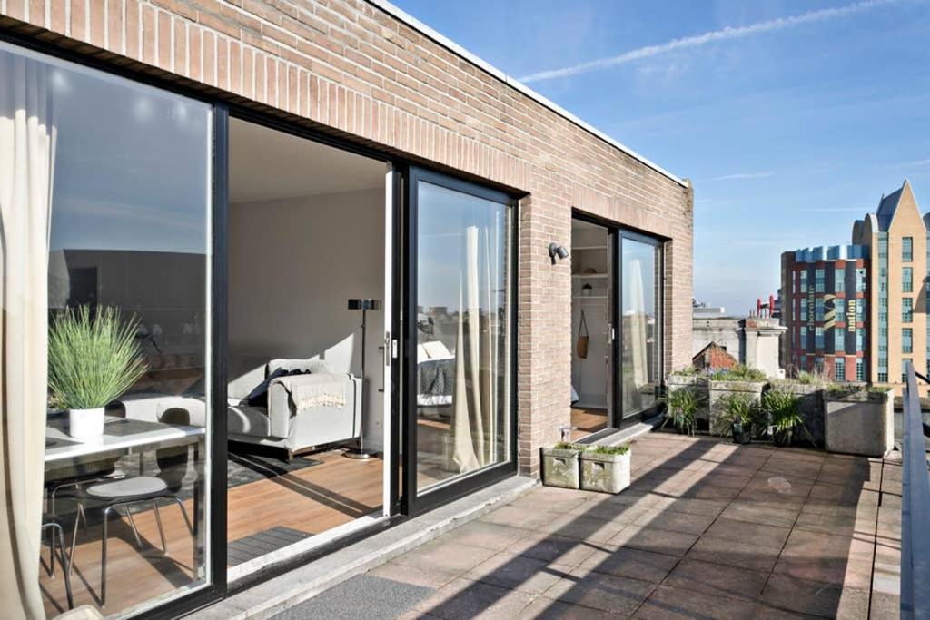 City Penthouse, Rooftop Terrace, Free Netflix, Wifi And Airco Antwerpen Buitenkant foto