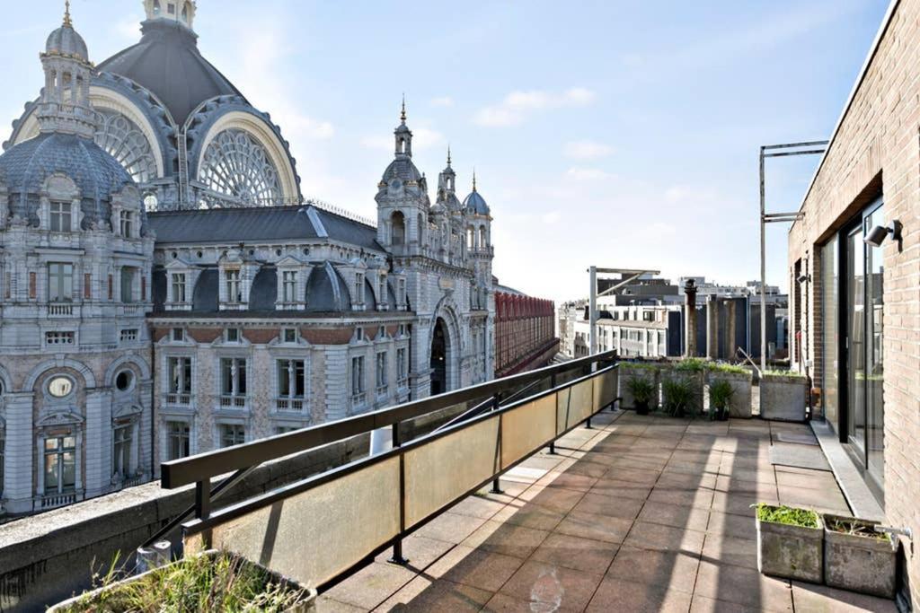 City Penthouse, Rooftop Terrace, Free Netflix, Wifi And Airco Antwerpen Buitenkant foto